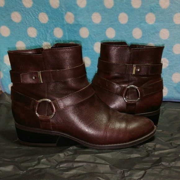 Ralph Lauren shoes heels size 7b brown margo - Picture 2 of 8